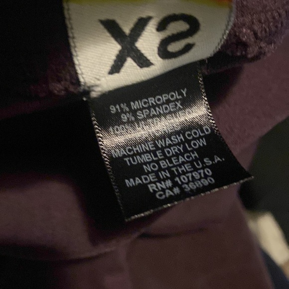 KERRITS Women Equestrian Riding Pants Breeches Plum Tights Leggings XS - Picture 6 of 6